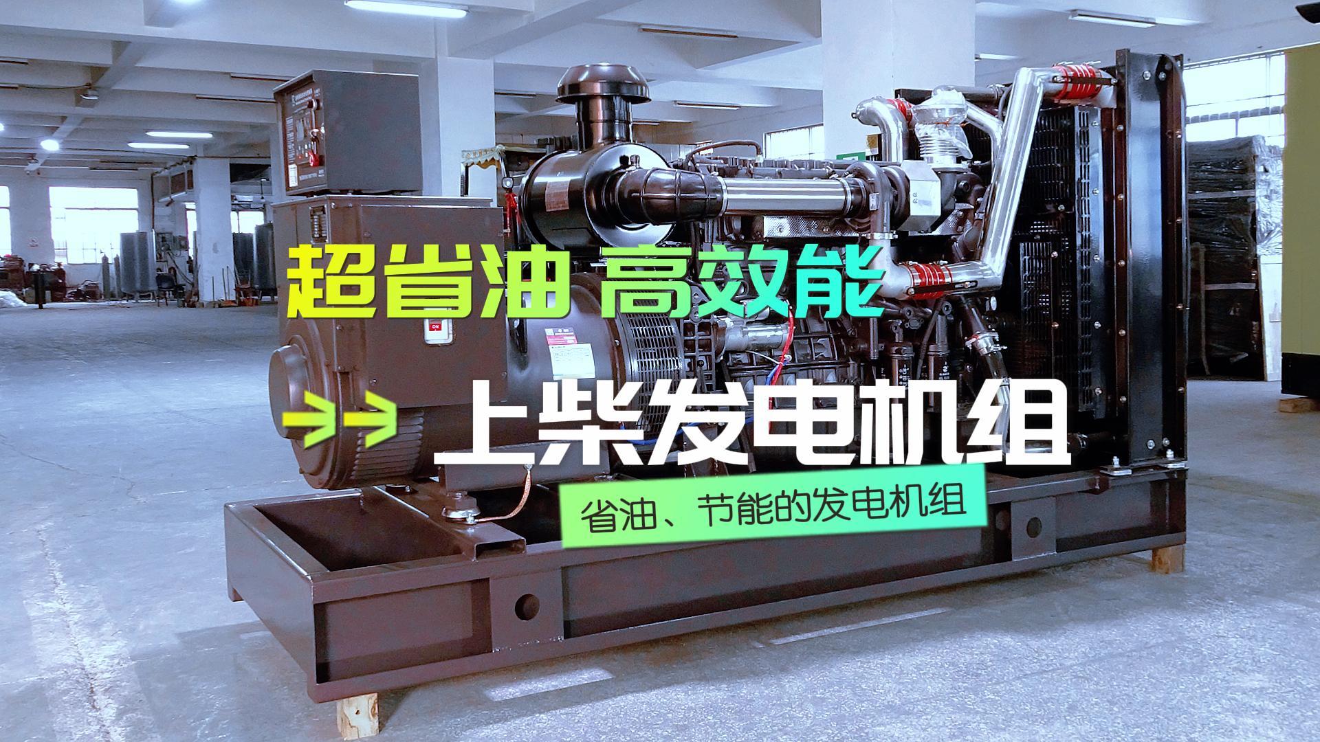 超省油，高效能，上柴300KW柴油發電機組，不僅能提供穩定可靠的電力保障，更能為企業節省運營成本